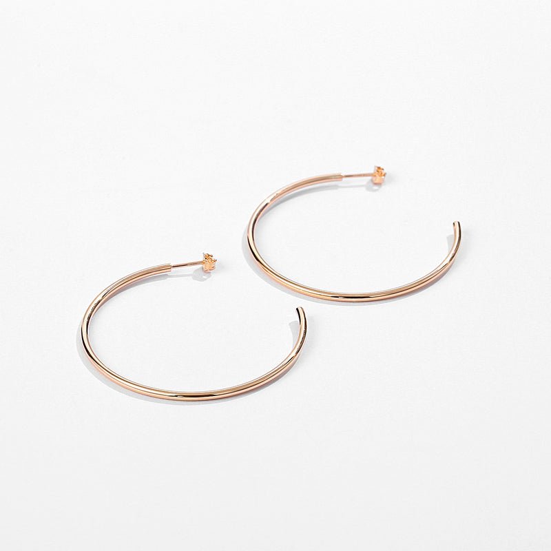 Earringas 925 Sterling Silver Hoop - LOVIISA