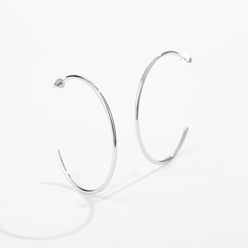 Earringas 925 Sterling Silver Hoop - LOVIISA