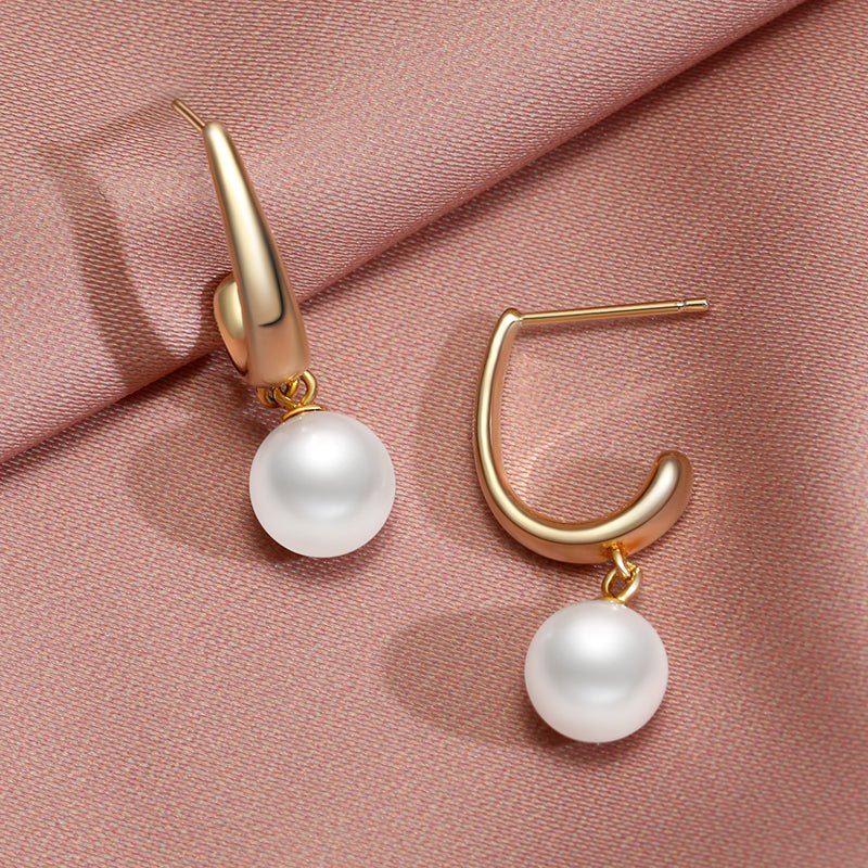 Jewelry 925 Sterling Silver Earrings Luxury Pearl - LOVIISA