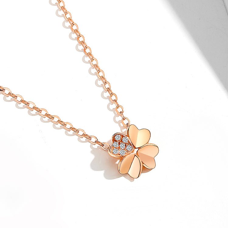 l Necklace Chain Four Leaf Clover Necklace s925 Accessoris - LOVIISA