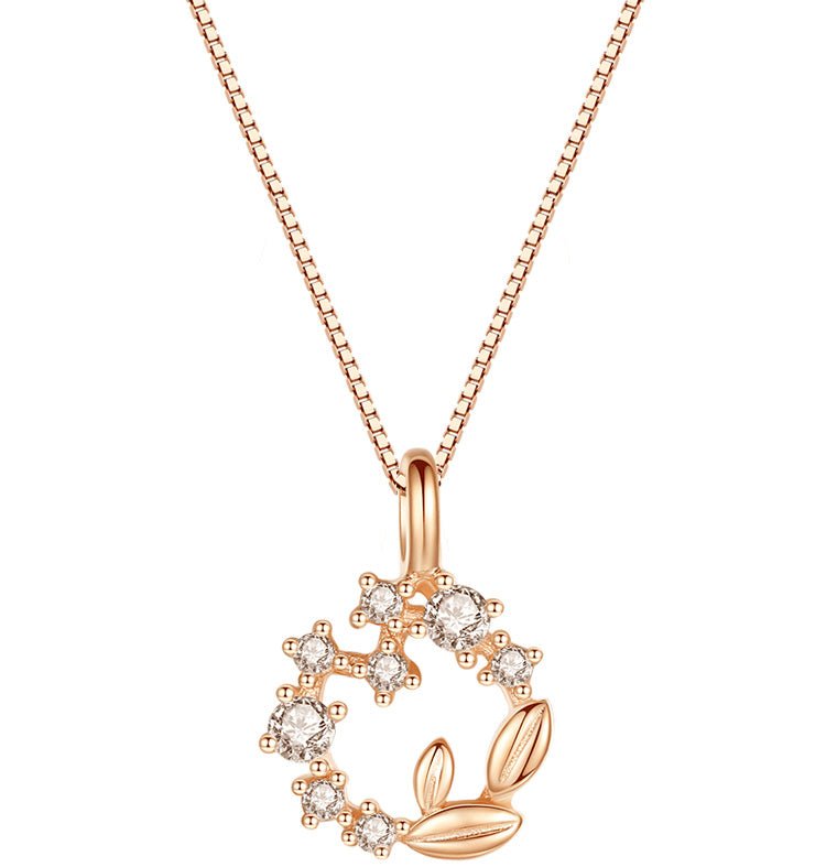 Necklace S925 Garland Flower Pendant - LOVIISA