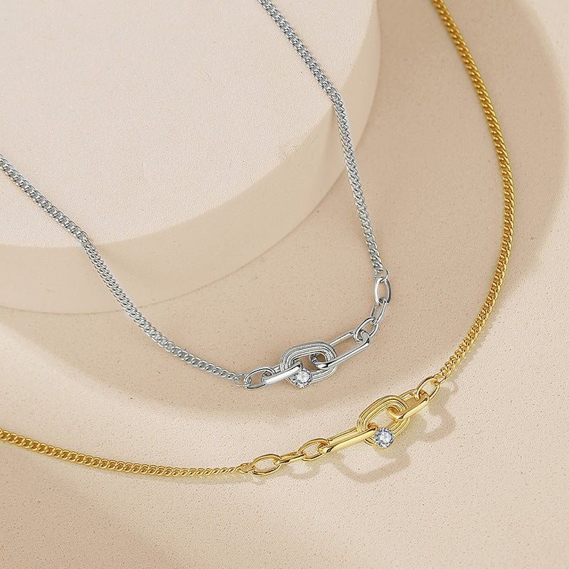 Necklaces S925 Silver Pendant Simple Adjustable Chain - LOVIISA