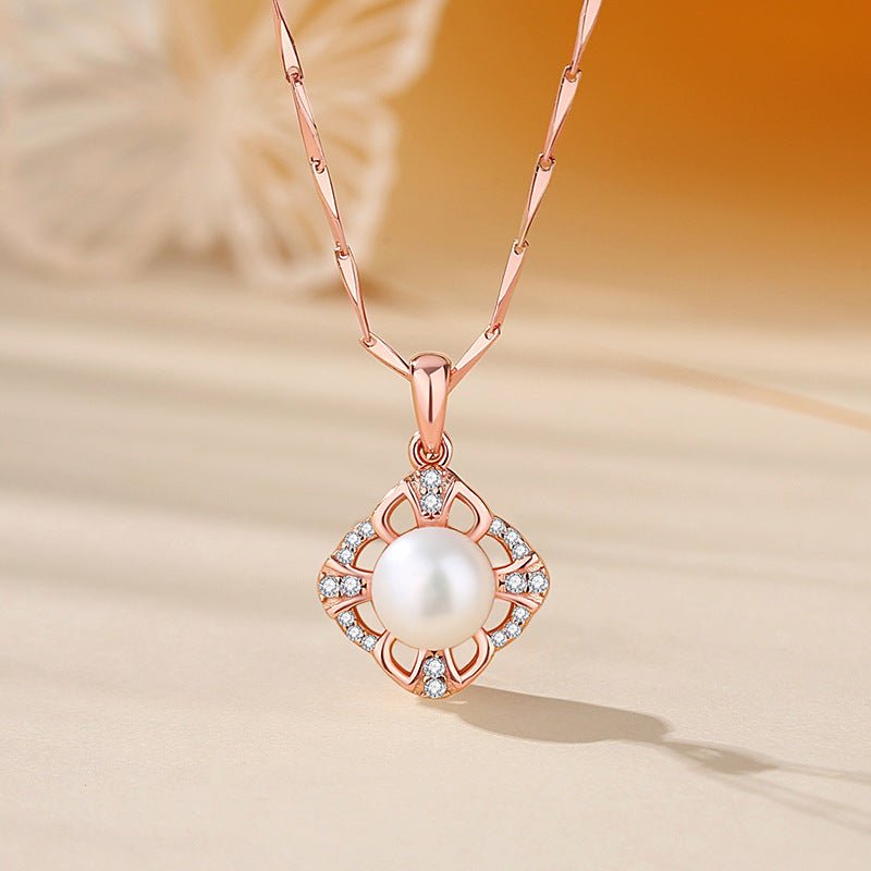 Pearl Choker Necklace Pearl Pendant Necklace - LOVIISA