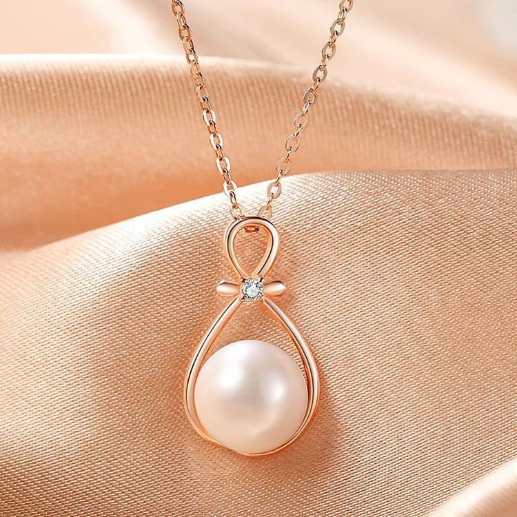 Sterling silver 925 Pearl Necklace Mother Pearl - LOVIISA