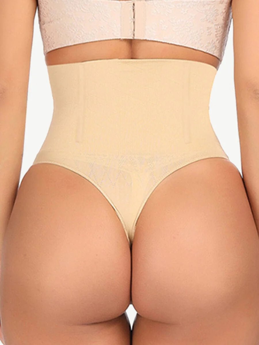 Tanga moldeadora varilla antideslizantede, compresion abdominal/Seamless Steel Shapewear Thong Natural Shaping - LOVIISA