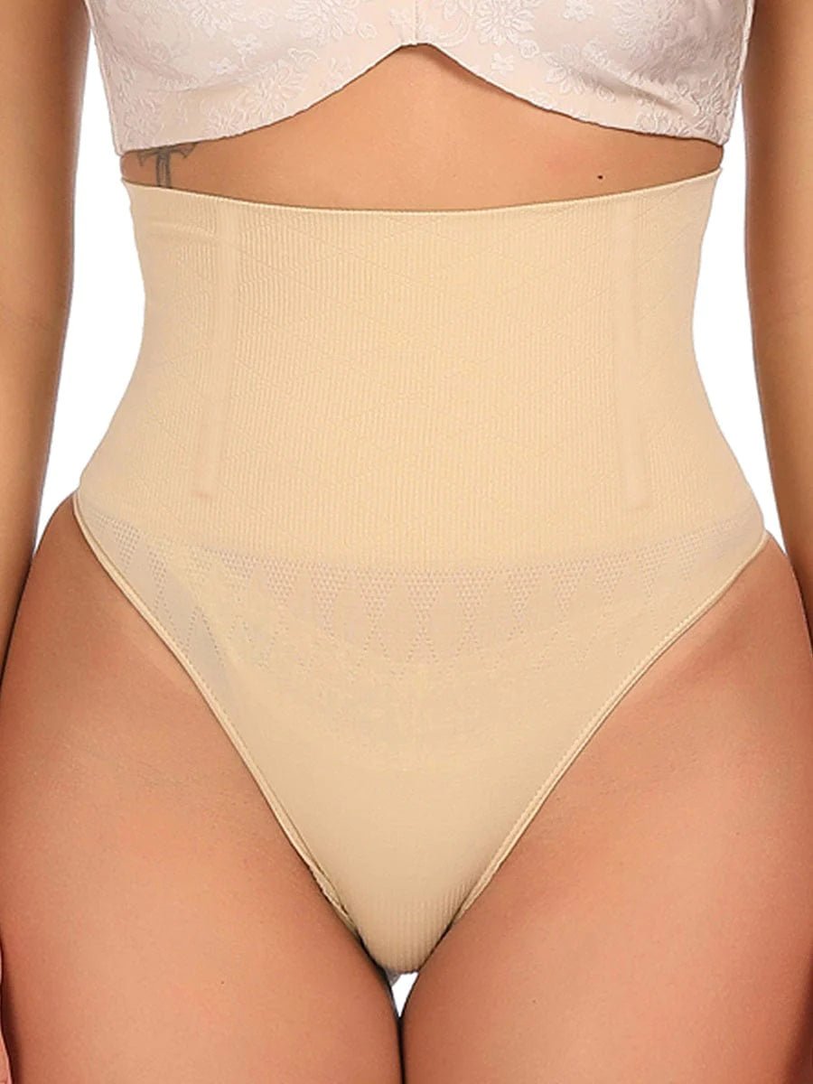 Tanga moldeadora varilla antideslizantede, compresion abdominal/Seamless Steel Shapewear Thong Natural Shaping - LOVIISA