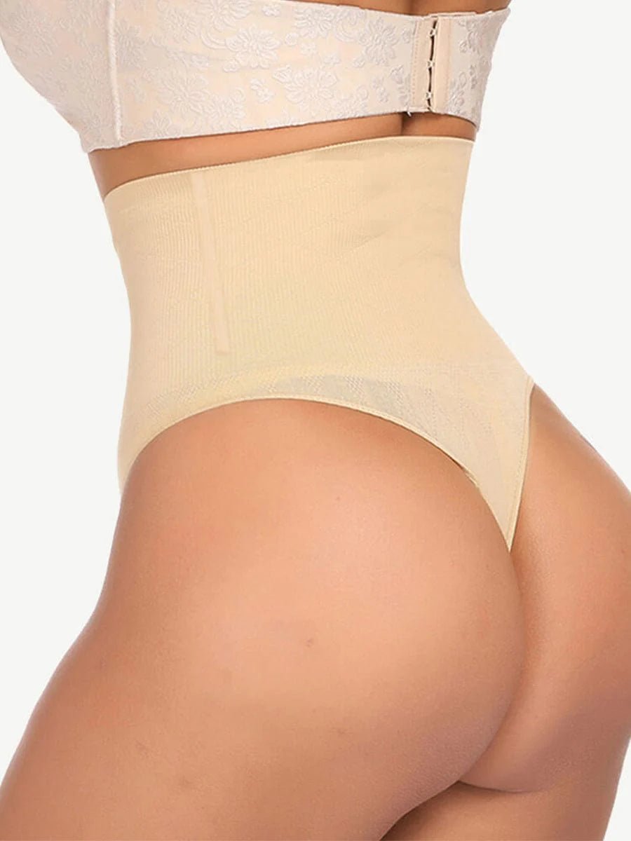 Tanga moldeadora varilla antideslizantede, compresion abdominal/Seamless Steel Shapewear Thong Natural Shaping - LOVIISA