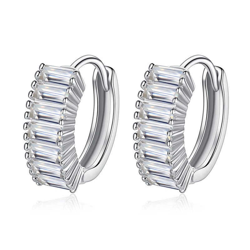 Twinkles 5A Cubic Zirconia S925 Earrings Cuff boucle d'oreille Women - LOVIISA